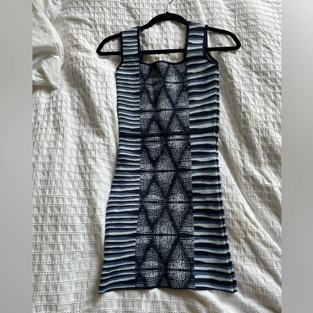 BCBG blue bandage dress - Picture 2 of 7